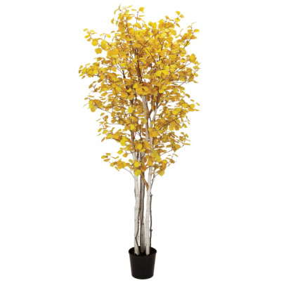 Aspen Tree 7' - Artificial Trees & Floor Plants - Artificial Fall trees for rent
